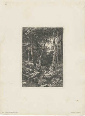 Шишкин Иван Иванович. Ручей в лесу